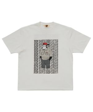 레드 캡 고릴라 티셔츠 화이트