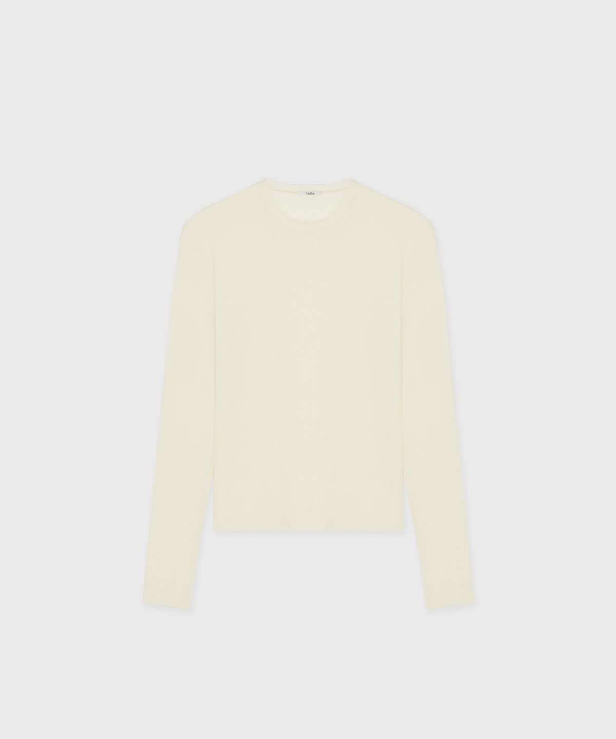 타일레(TAILLE) SINGLE NECK LONG SLEEVE TOP DUTCH WHITE