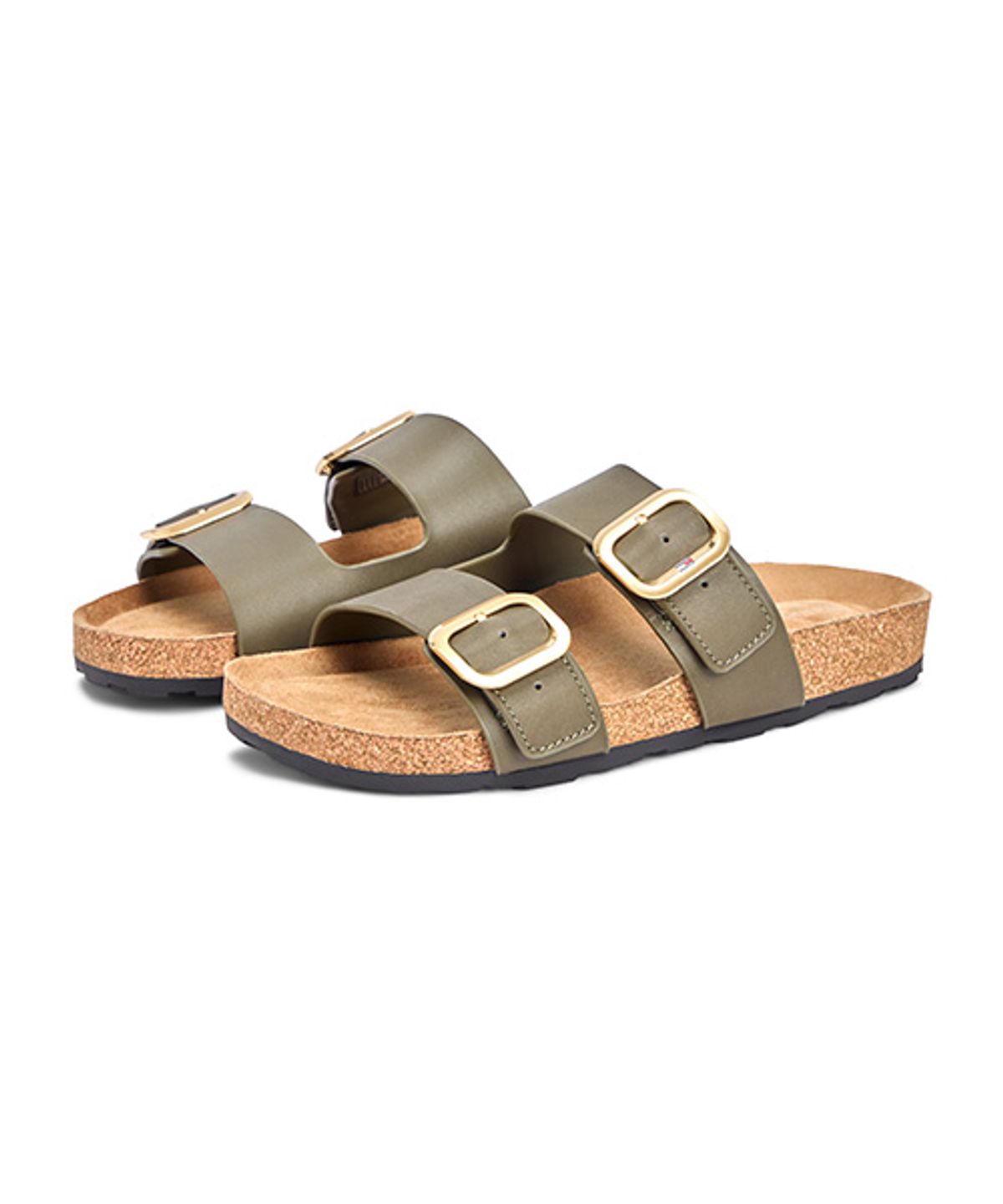 타미힐피거(TOMMY HILFIGER) 베르타 코르크 레더 샌들-카키(T52G1ASN430WT1RBN) (T52G1ASN430WT1RBN)