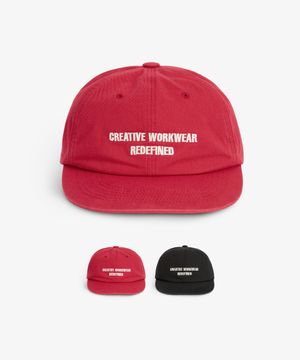 [빅사이즈]리디파인드 레터링 워시드 캡