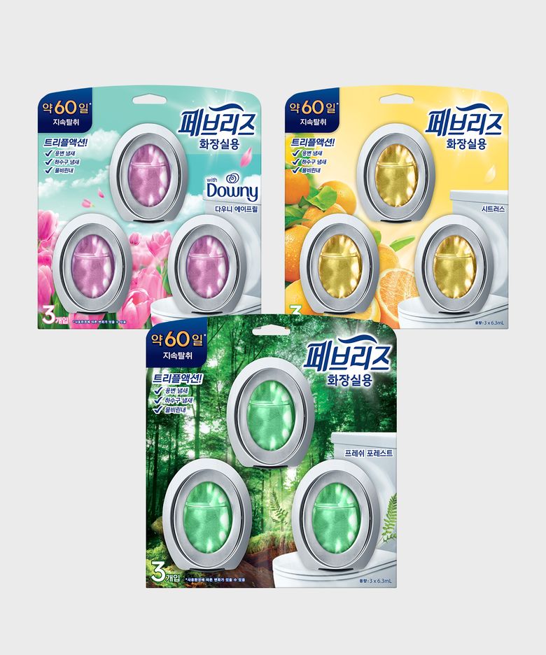 페브리즈 화장실용 비치형 6.3ml 3개입