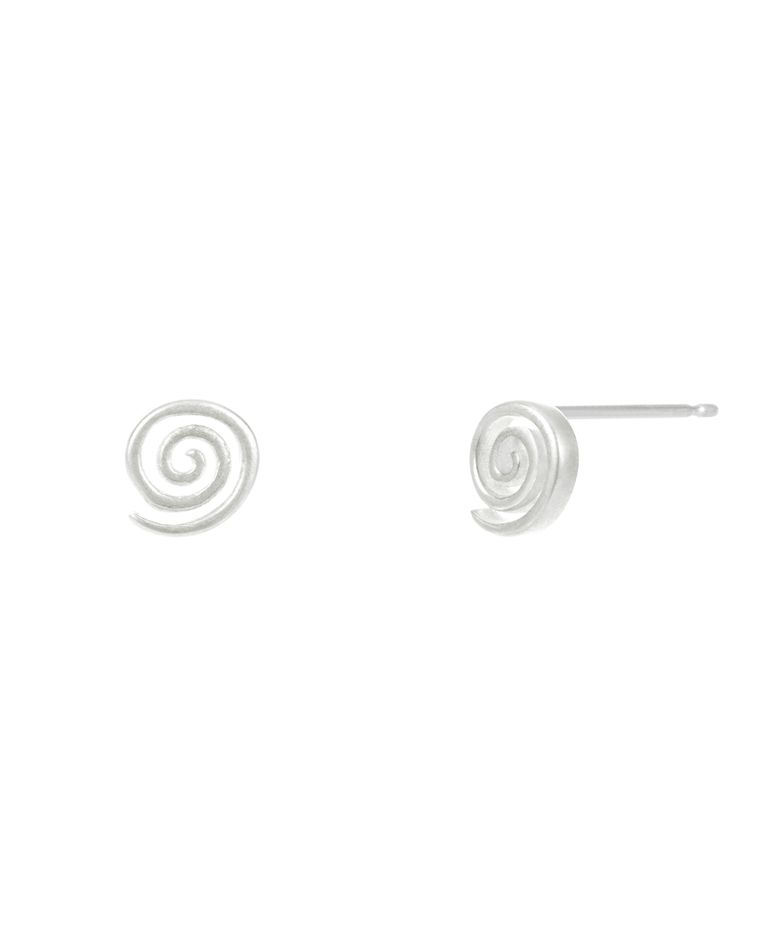 [silver925] snail earrings-silver