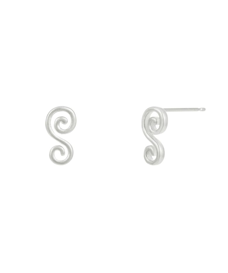 [silver925] stave earrings-silver