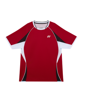 265TS001M 레드 남성용 절개 컬러 포인트 테니스 게임웨어