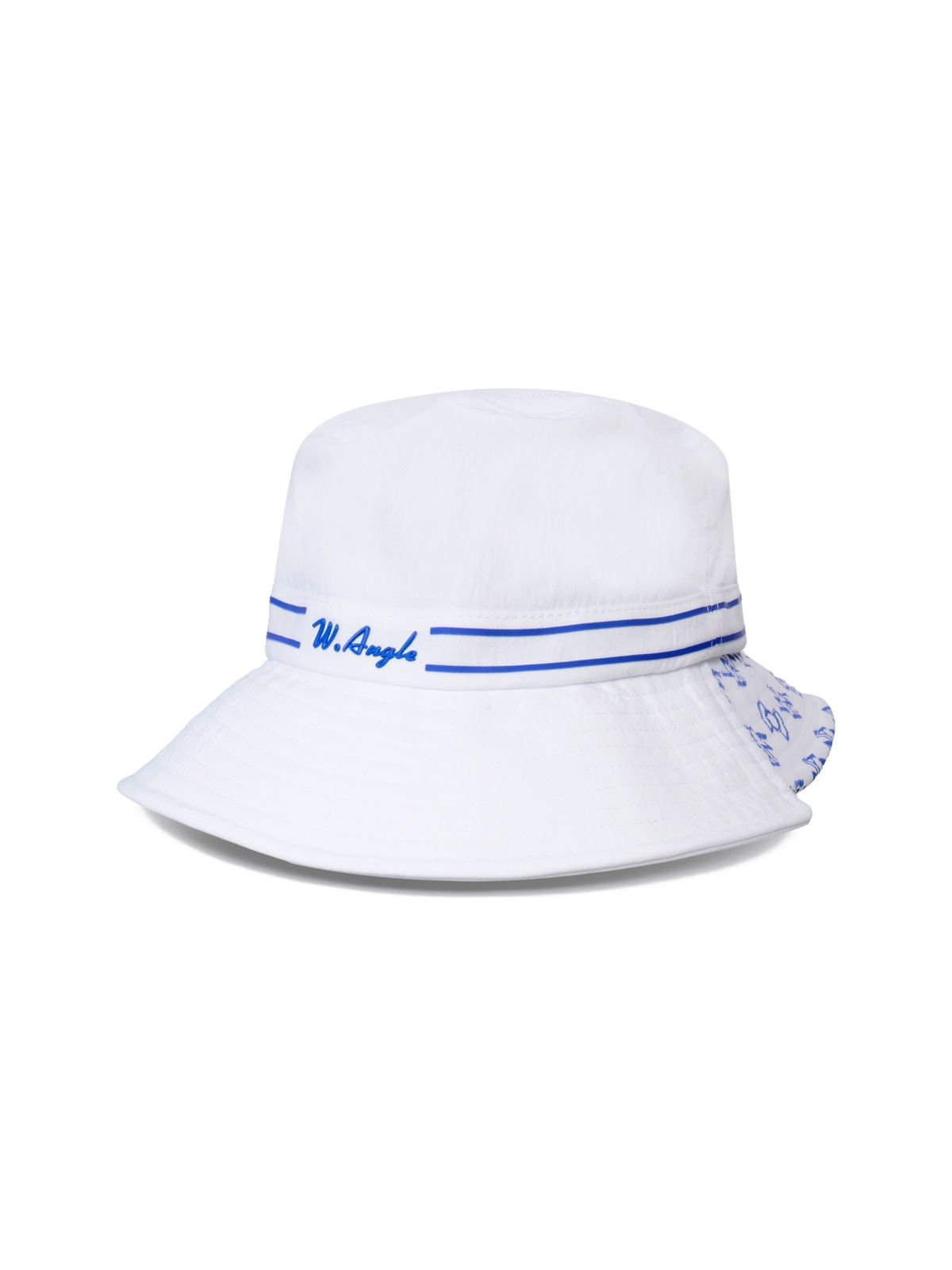 와이드앵글(WIDEANGLE) TO 슬롭컷 버킷햇_White