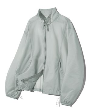 시어 심 라인 윈드브레이커-스카이블루