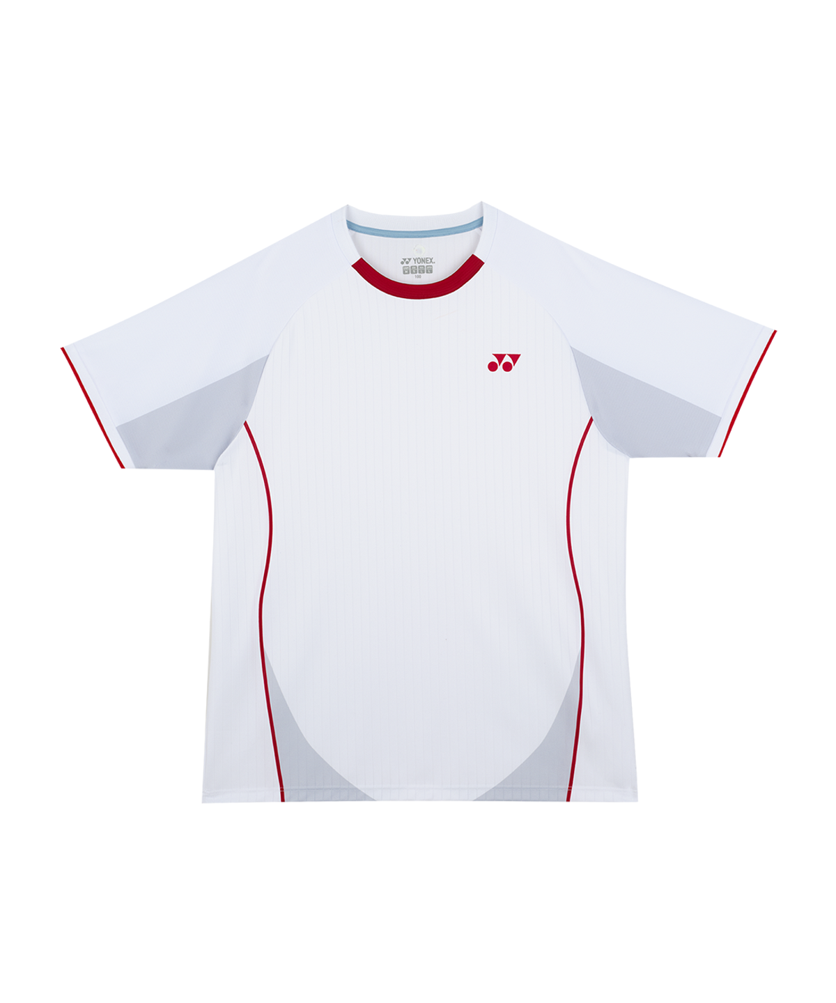 요넥스(YONEX) 265TS005M 화이트 남성용 심플 스트라이프 테니스 게임웨어