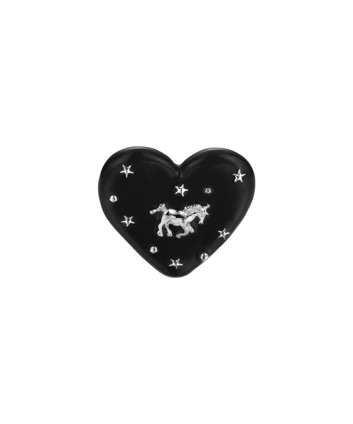 엔프프(NFF) guardian heart ring-black