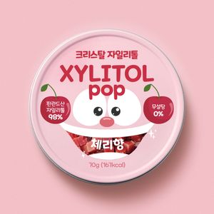 무설탕 수제 틴케이스 자일리톨사탕 체리 향 핀란드산 자일리톨 100%