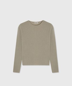 ANTONI WOOL RIB KNIT TOP BRASS
