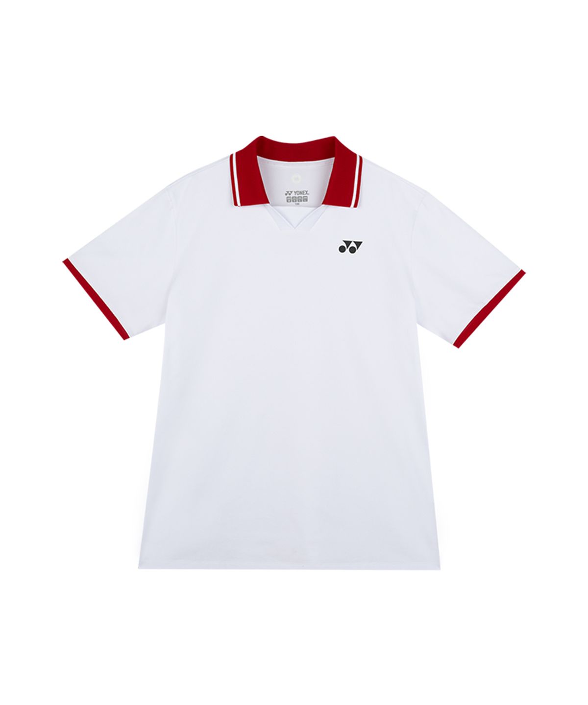 요넥스(YONEX) 265TS009M 화이트 남성용 카라 포인트 테니스 게임웨어