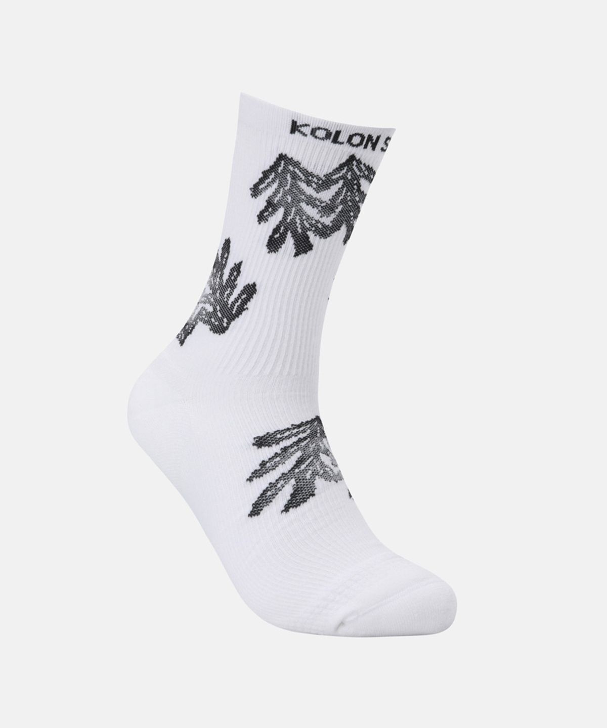 코오롱스포츠(KOLON SPORT) 상록수 그래픽 크루 삭스 QELAX26461CHA
