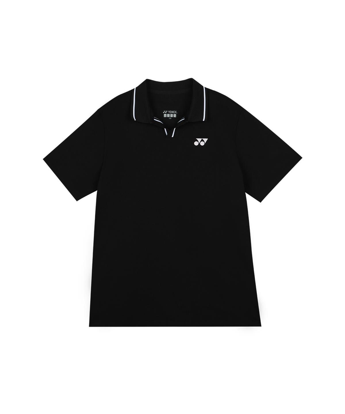 요넥스(YONEX) 265TS011M 블랙 남성용 오픈 카라 테니스 게임웨어