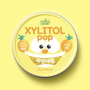 무설탕 수제 틴케이스 자일리톨사탕 파인애플 핀란드산 자일리톨 100%