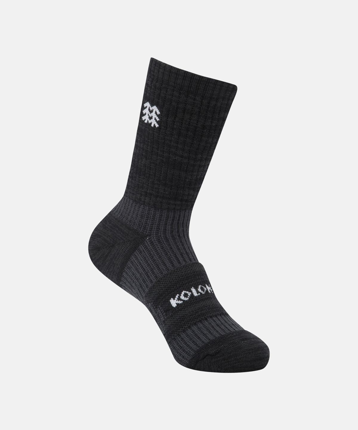 코오롱스포츠(KOLON SPORT) 하이킹 컴프레션 크루 삭스 QELAX26111BLK
