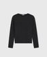 ANTONI WOOL RIB KNIT TOP CHARCOAL