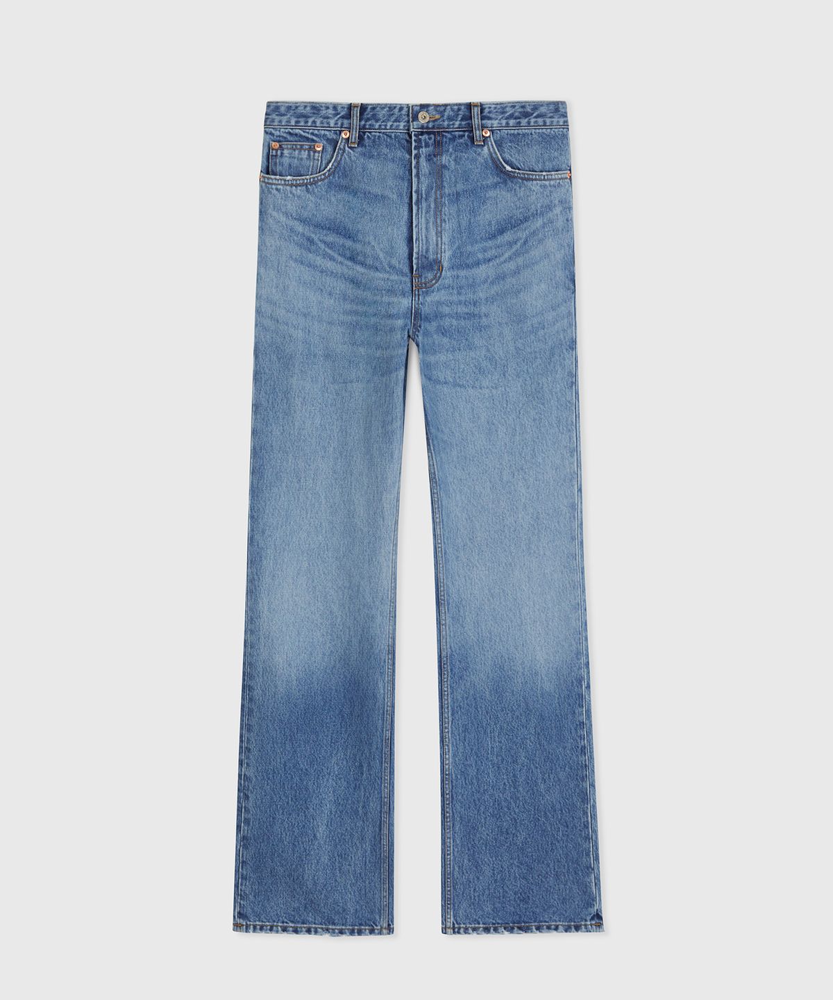 타일레(TAILLE) ORIBE WASH BOOTCUT DENIM PANTS GLAZE BLUE