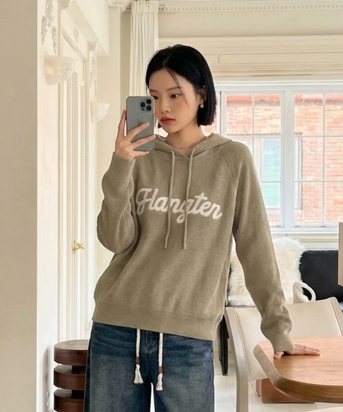 행텐(HANGTEN) 여성 후드 스웨터_101(10560-140-205-45)