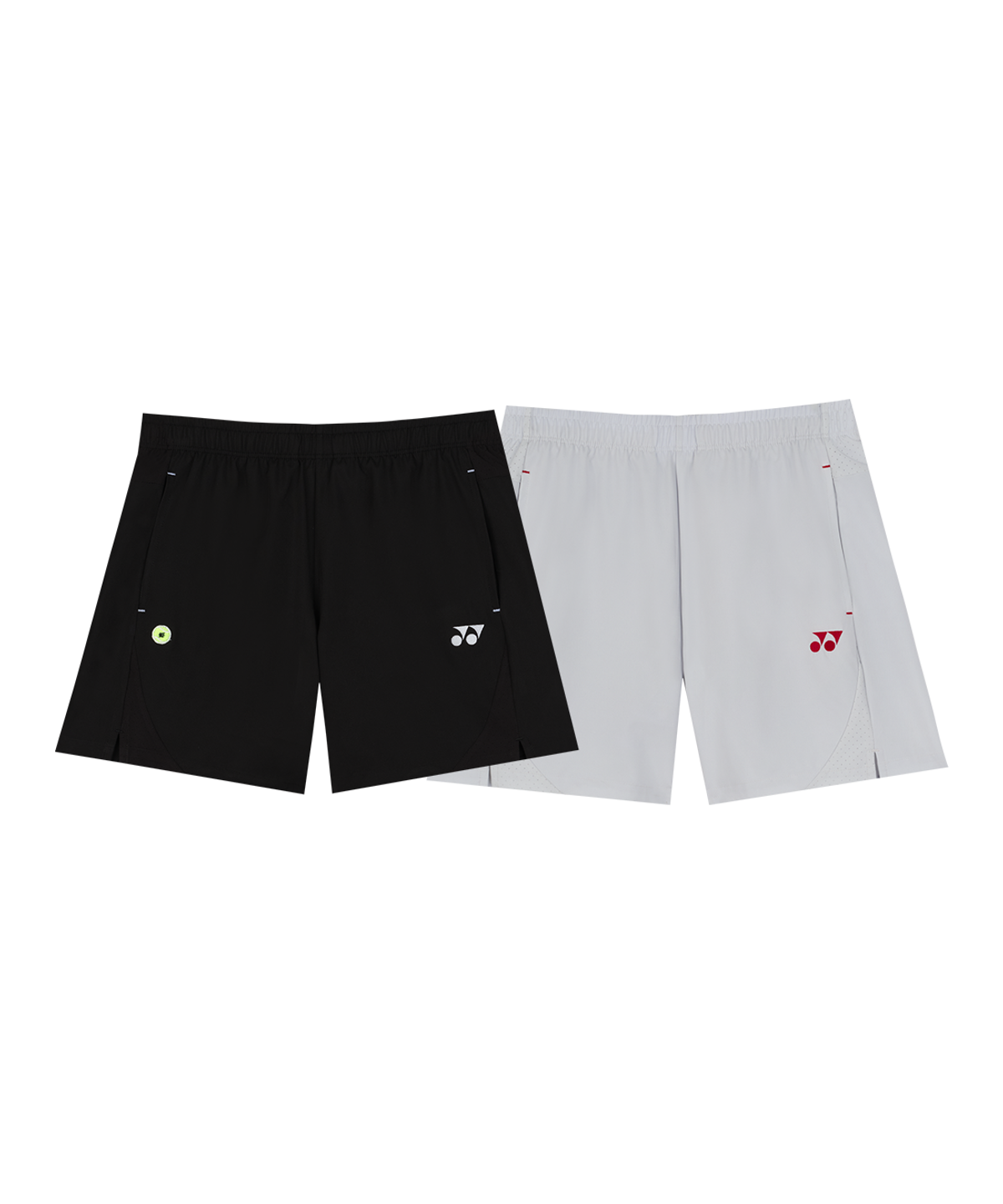 요넥스(YONEX) 265PH002F 블랙/라이트 그레이 여성용 부클 포인트 와펜 테니스 반바지