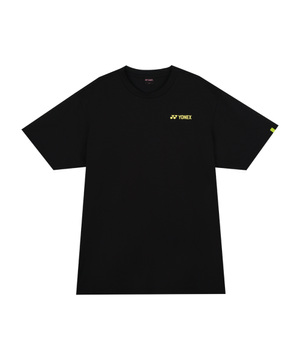 265TS015U 블랙 남녀공용 레몬 그래픽 캐주얼 반팔 티셔츠