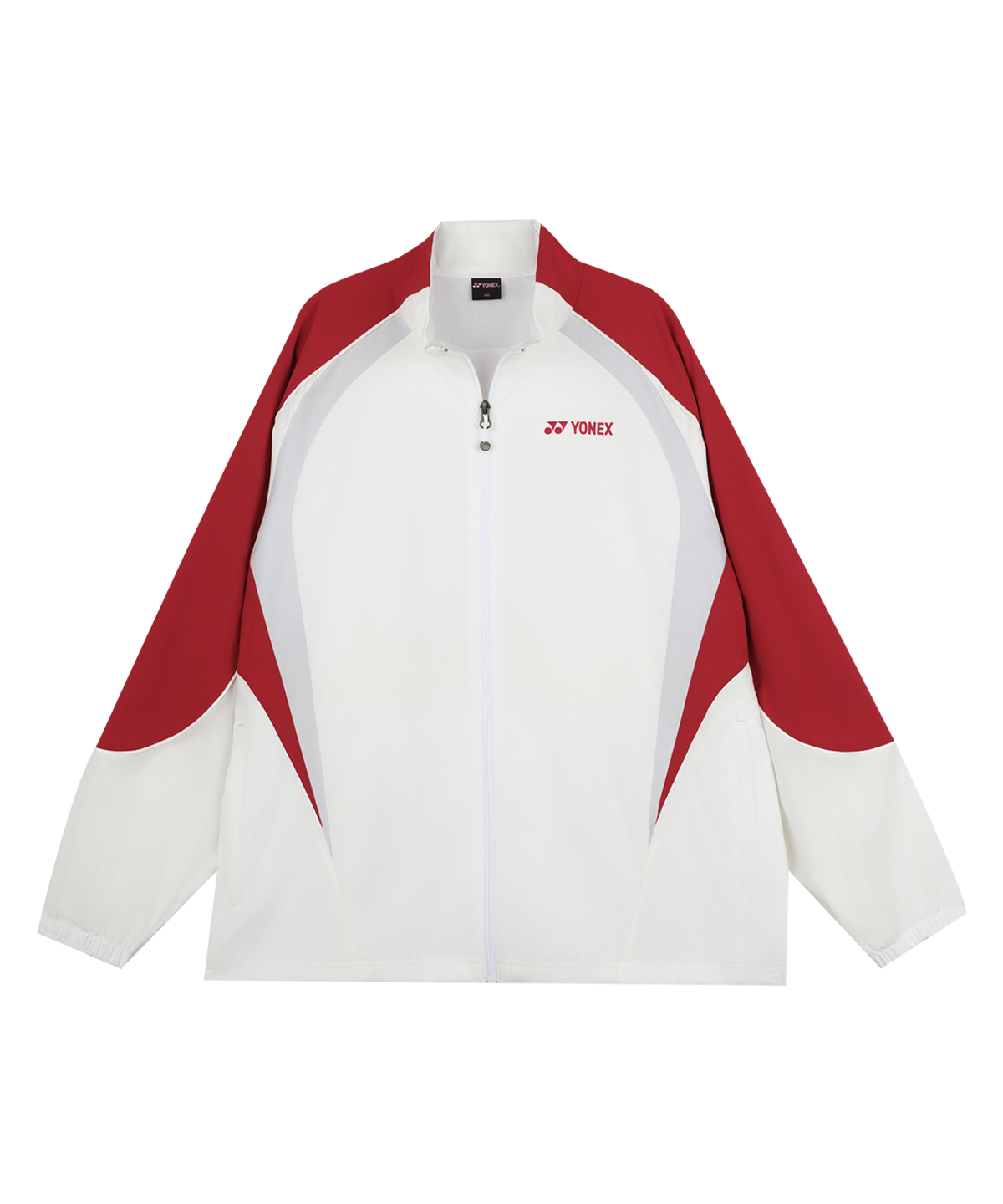 요넥스(YONEX) 265JJ001U 화이트 남녀공용 컬러 라인 포인트 아노락 자켓