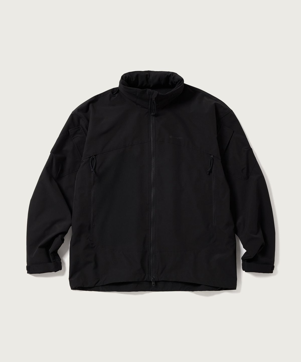 챔피온(CHAMPION) [Black Edition] 라이트웨이트 집업 재킷 Off Black