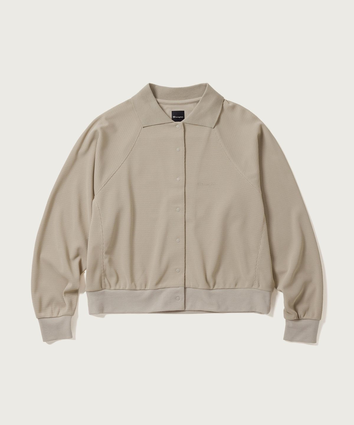 챔피온(CHAMPION) [Black Edition] 여성 레글런 가디건 Grey