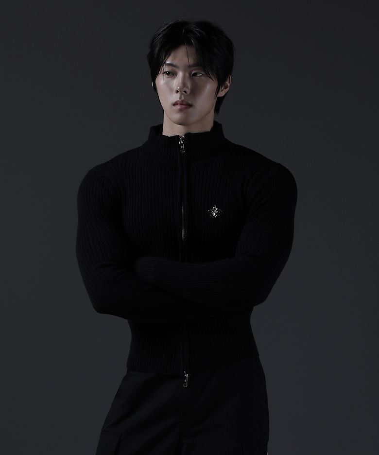글로리 핸드워머 투웨이 니트 집업 [블랙]