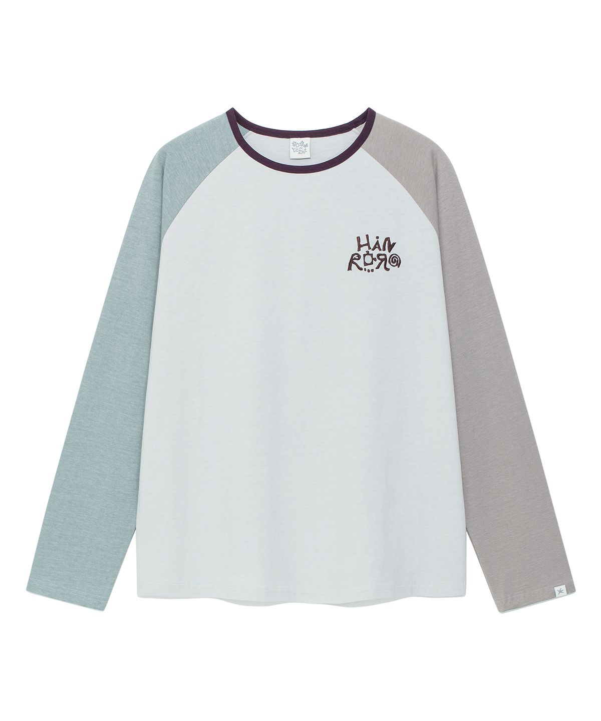 더콜디스트모먼트(THE COLDEST MOMENT) TCM X HANRORO raglan long sleeve (green)