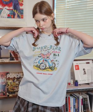 바이크 챔프 반팔티 미스트블루