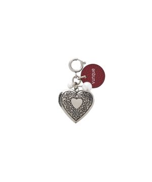Heart Memory Leather Charm Piccolo (하트 메모리 레더 참 피콜로) Topo Red
