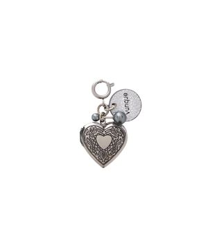 Heart Memory Leather Charm Piccolo (하트 메모리 레더 참 피콜로) Silver