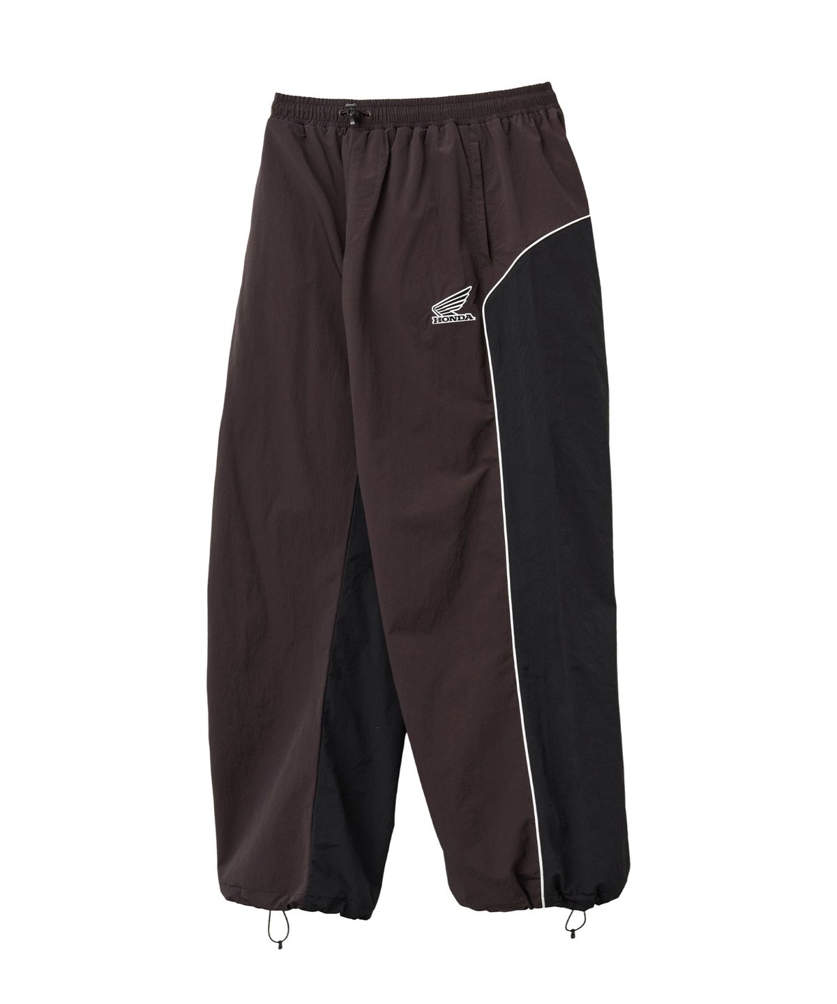 핍스 모터사이클(PHYPS MOTORCYCLE) Nylon Block Piping Track Pants Red