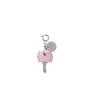 Leather Key Charm Piccolo (레더 키 참 피콜로) Powder Pink