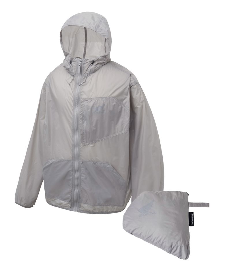 H-Tech Packable Windbreaker_Solid Ver Light Gray