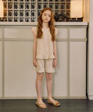 여아동 H030 비엔 슬리브리스 파자마 세트