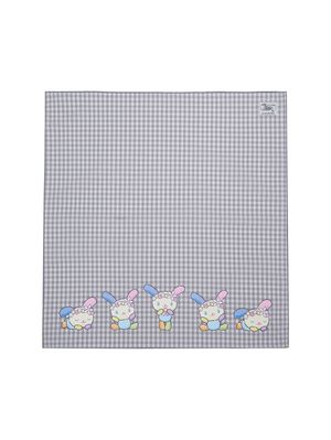 USAHANA GRAPHIC SCARF [LIGHT GREY]