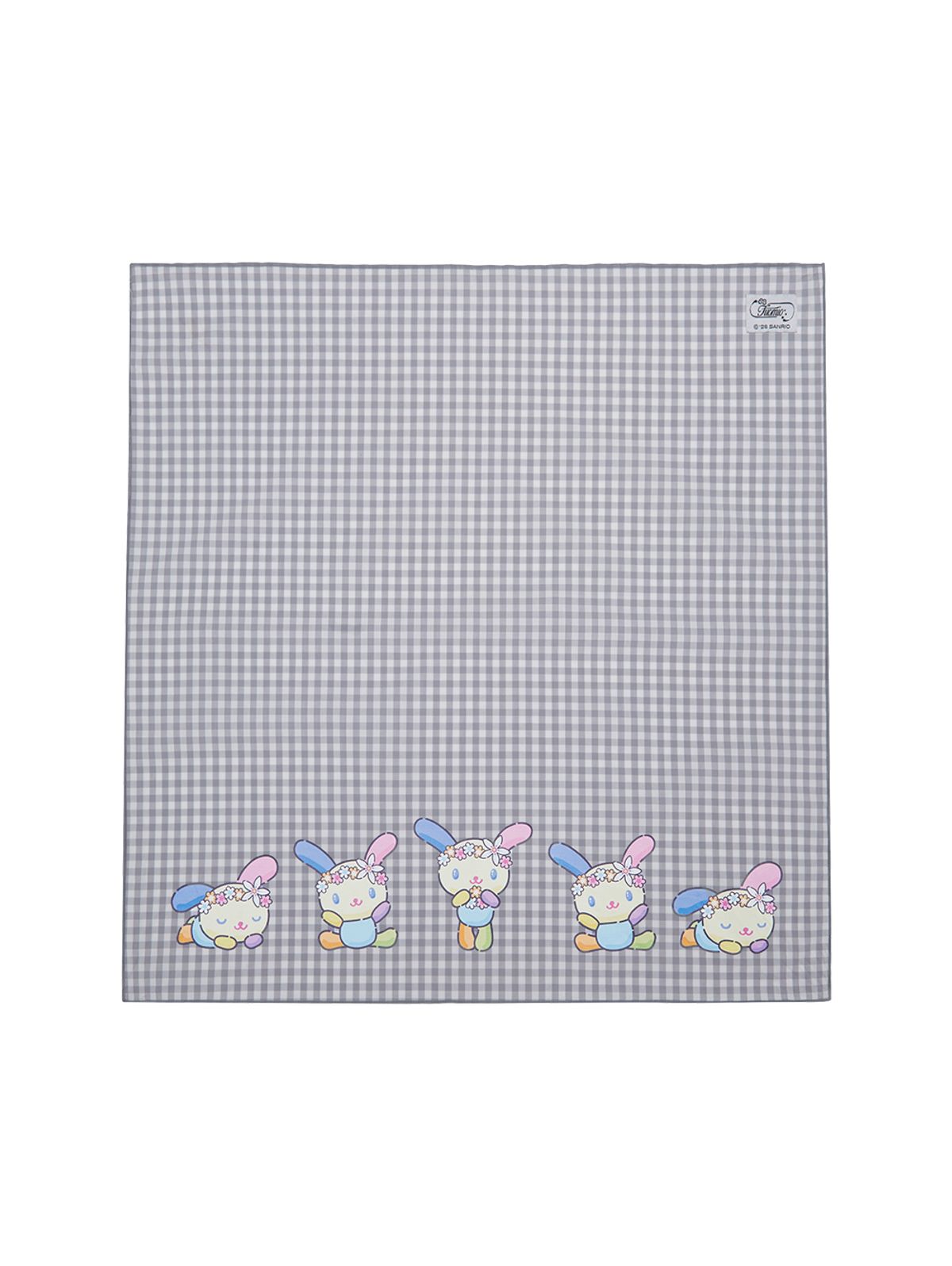 뚜오미오(TUOMIO) USAHANA GRAPHIC SCARF [LIGHT GREY]