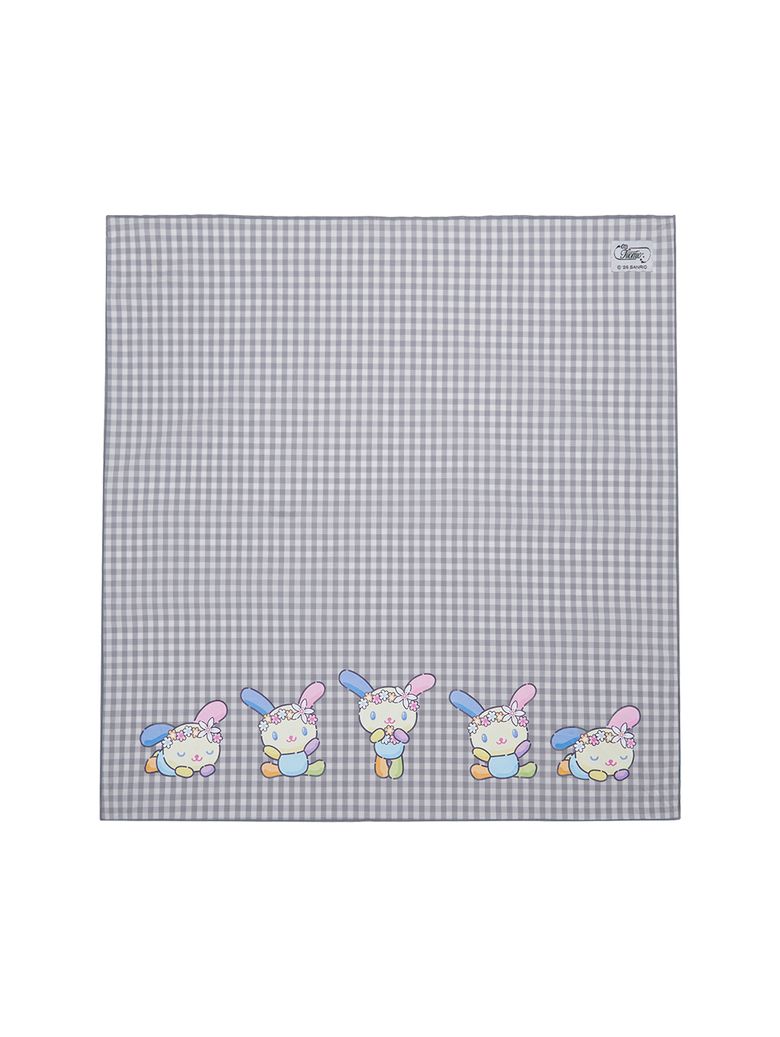 USAHANA GRAPHIC SCARF [LIGHT GREY]