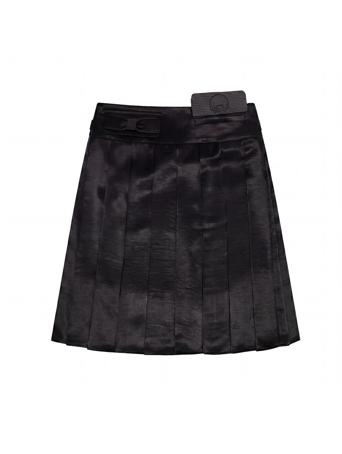 뚜오미오(TUOMIO) MY SWEET PIANO PLEATED SKIRT [BLACK]