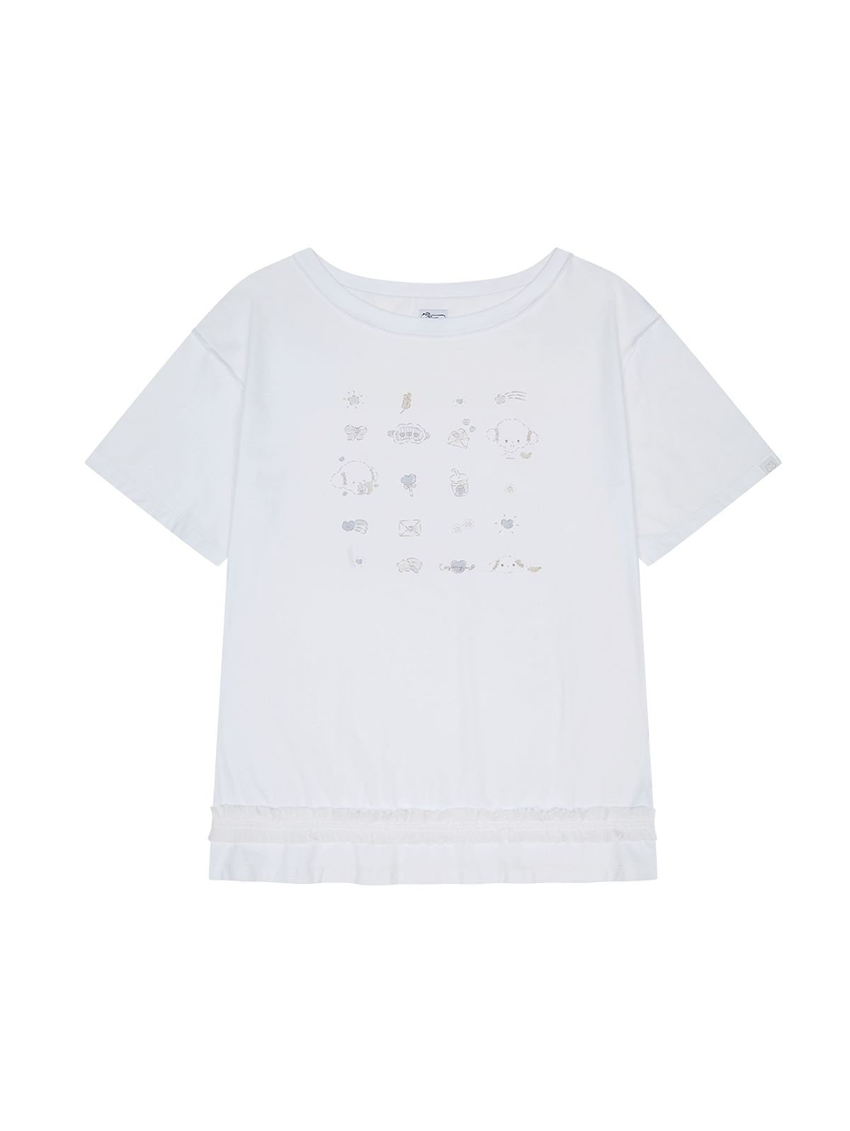 뚜오미오(TUOMIO) COGIMYUN OVERSIZED T-SHIRT [WHITE]