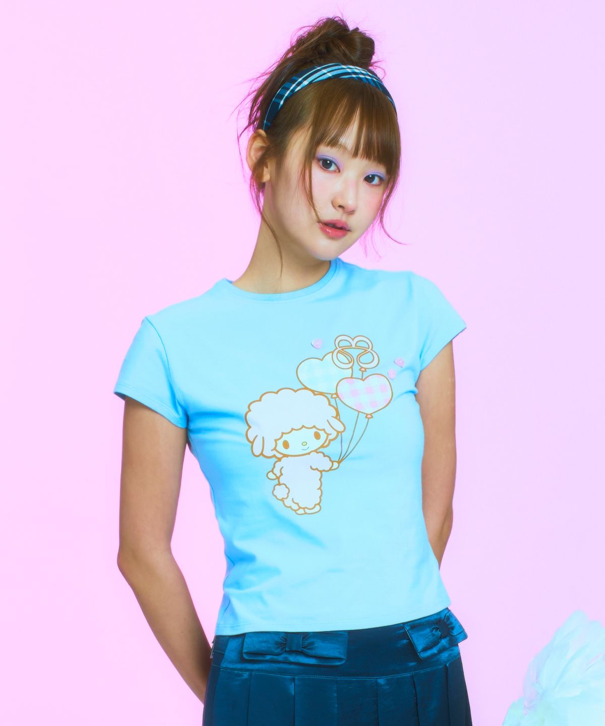 뚜오미오(TUOMIO) MY SWEET PIANO BABY T-SHIRT [BABY BLUE]