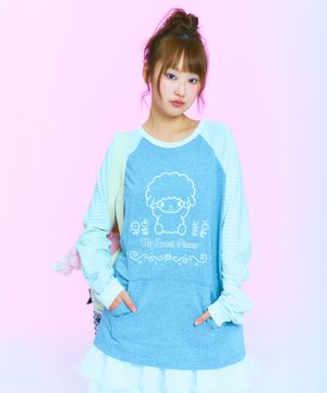 MY SWEET PIANO LONG SLEEVES [HEATHER GREY]