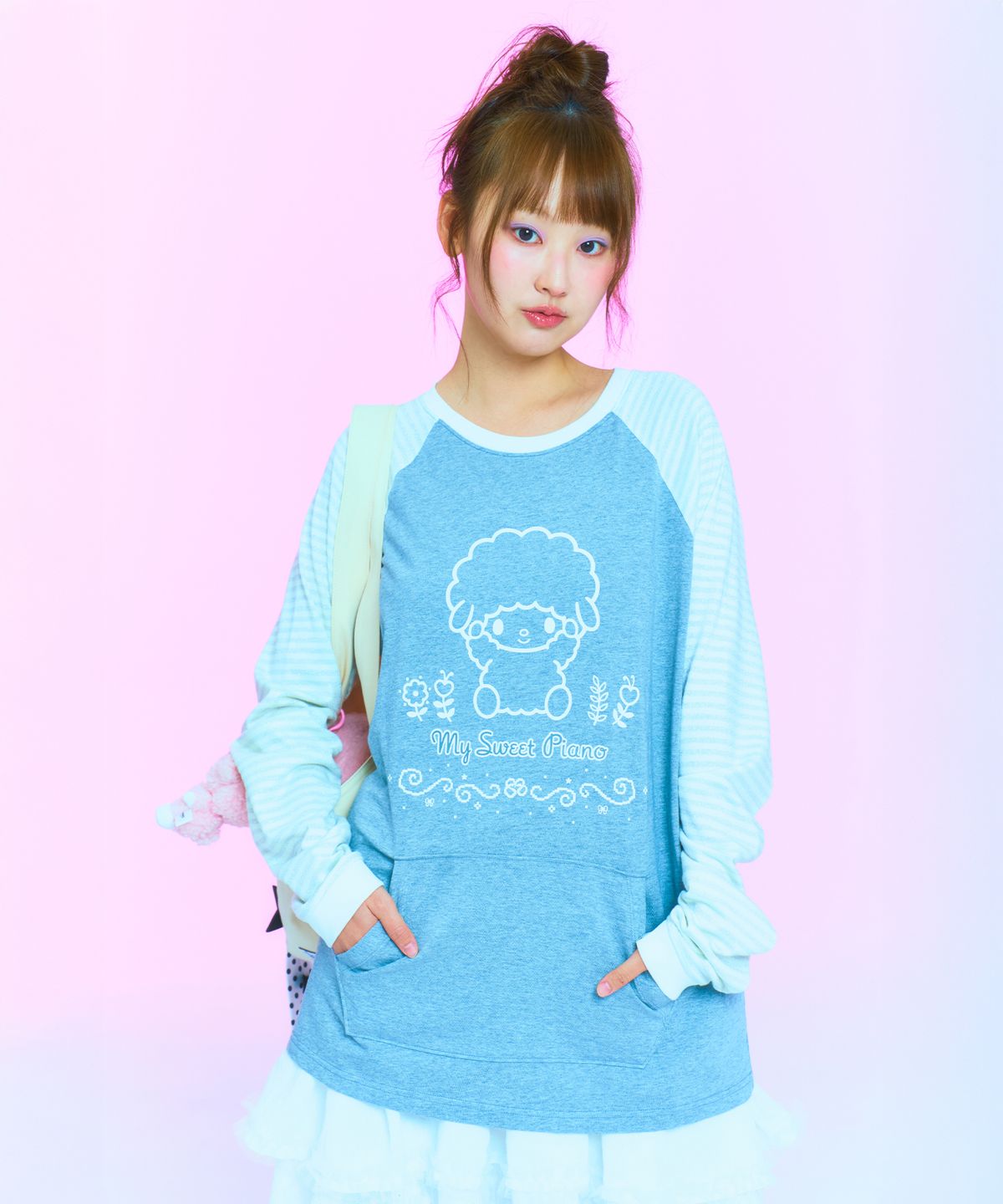 뚜오미오(TUOMIO) MY SWEET PIANO LONG SLEEVES [HEATHER GREY]