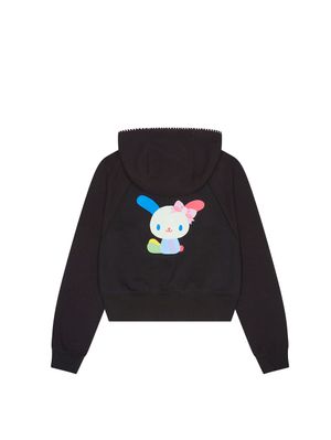 USAHANA HOODED ZIP-UP [BLACK]