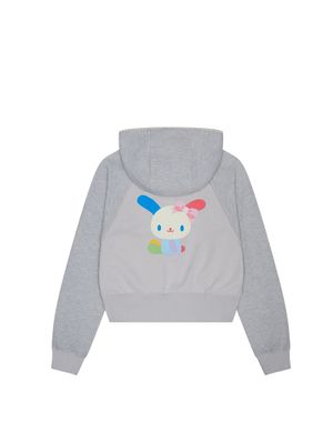 USAHANA HOODED ZIP-UP [GREY]