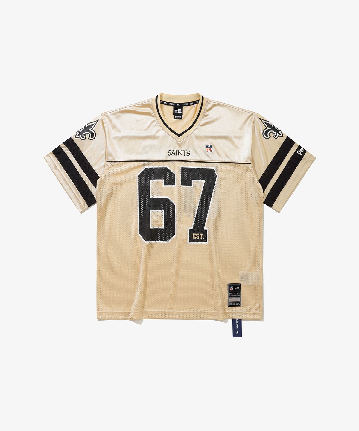 뉴에라(NEW ERA) NFL 뉴올리언스 세인츠 팬 웨어 티셔츠 골드 14954659