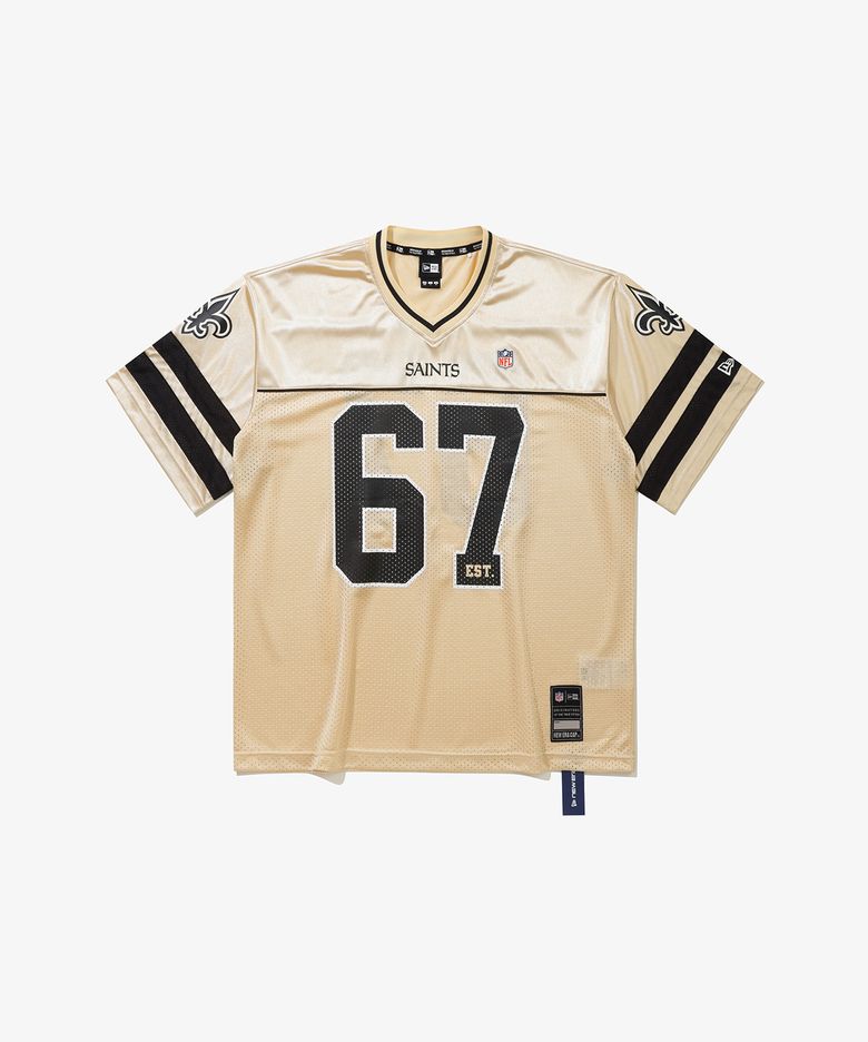 NFL 뉴올리언스 세인츠 팬 웨어 티셔츠 골드 14954659