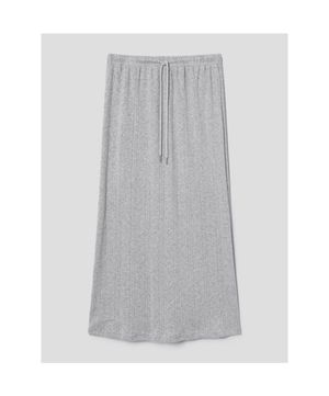 포인텔 저지 스커트  그레이