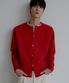라글란 헤라시 라운드 크롭 가디건 [레드]